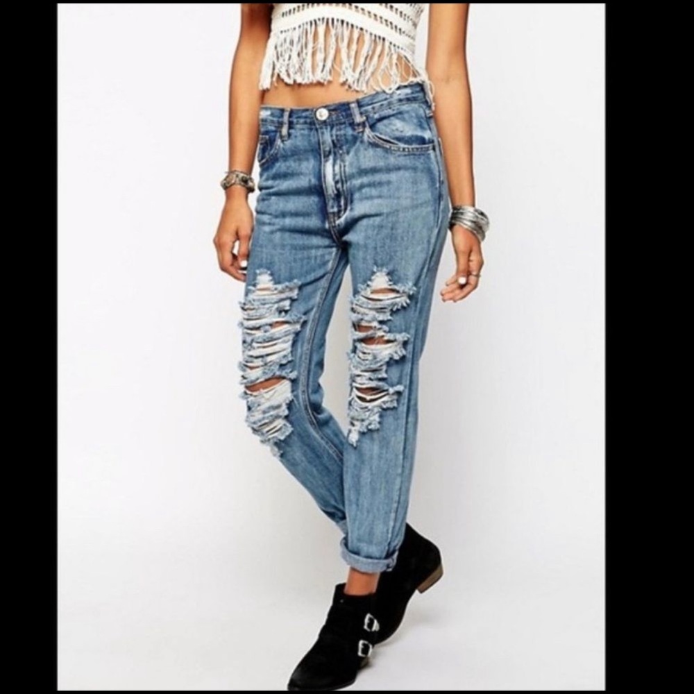 One Teaspoon Super Baggie Denim Jeans Size 26